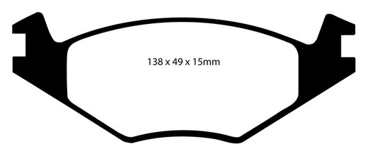 Pastillas de freno ebc DP517