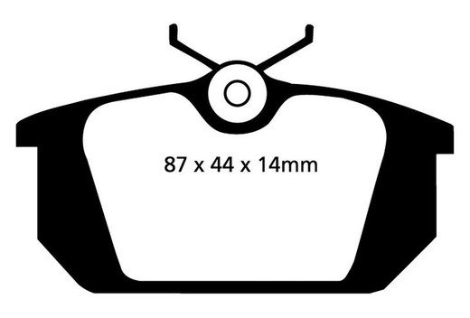 Ebc DP596 pastilhas de freio