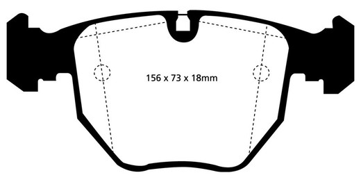 Plaquettes de frein Ebc DP61036