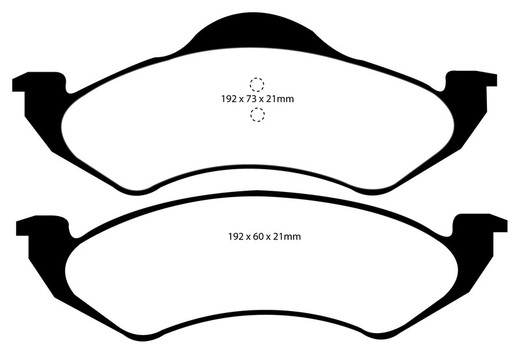 Plaquettes de frein Ebc DP61275