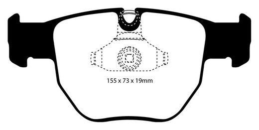 Ebc DP61463 pastilhas