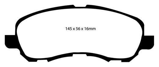 Plaquettes de frein Ebc DP61614