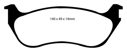 Ebc DP61631 pastilhas de freio