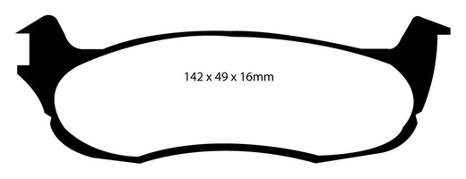 Ebc DP61633 pastilhas de freio