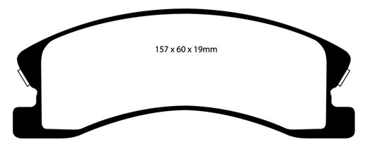 Plaquettes de frein Ebc DP61664