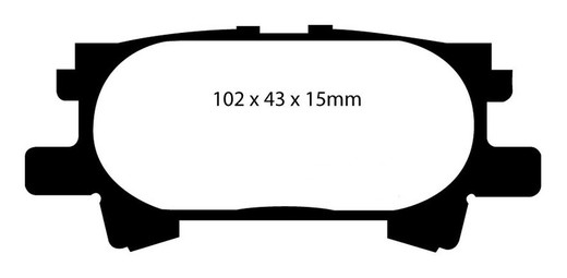 Ebc DP61682 pastilhas de freio