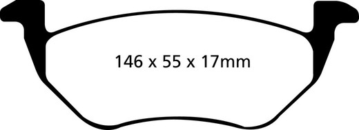 Ebc DP61710 pastilhas de freio