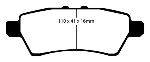 Plaquettes de frein Ebc DP61748