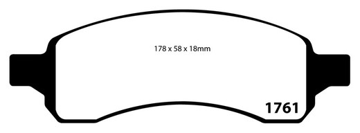 Plaquettes de frein Ebc DP61761