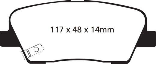 Ebc DP61806 pastilhas de freio