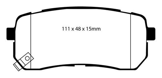 Ebc DP61814 pastilhas de freio