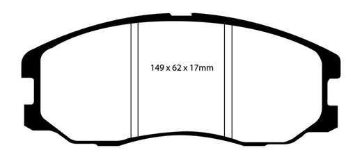 Ebc DP61975 pastilhas de freio