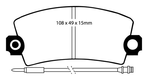 Plaquettes de frein Ebc DP651