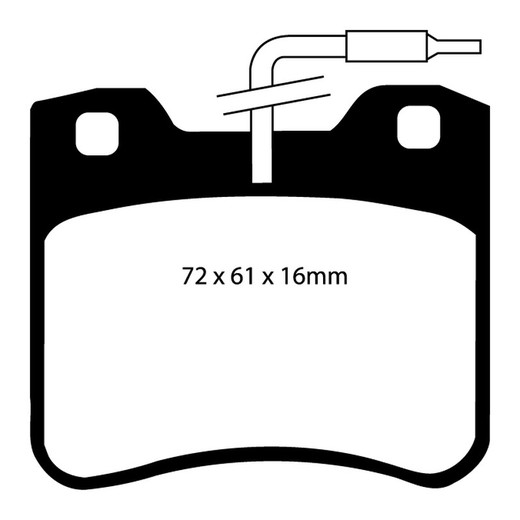 Plaquettes de frein Ebc DP656