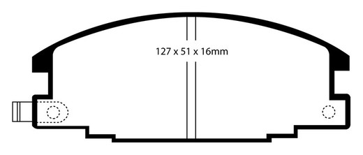 Ebc DP6746 pastilhas de freio