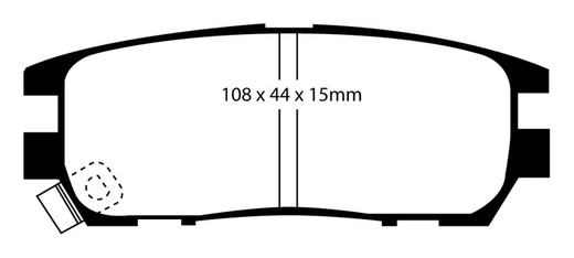 Plaquettes de frein Ebc DP6958