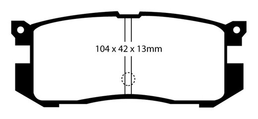 Ebc DP739 pastilhas de freio