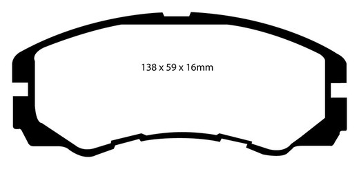 Plaquettes de frein Ebc DP7973