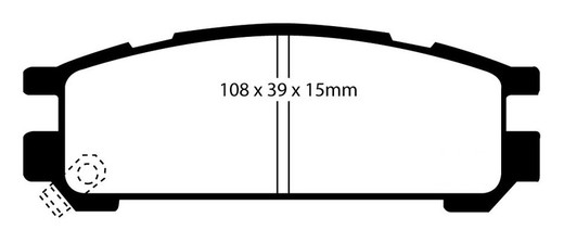 Ebc DP821 pastilhas de freio