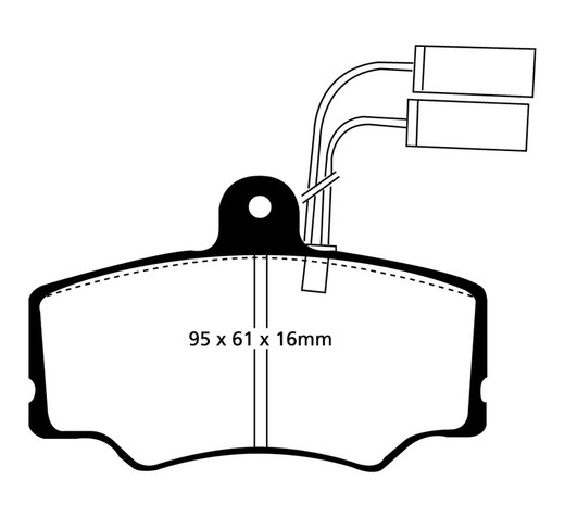 Ebc DP835 pastilhas de freio