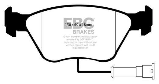 Plaquettes de frein Ebc DP910 / 2