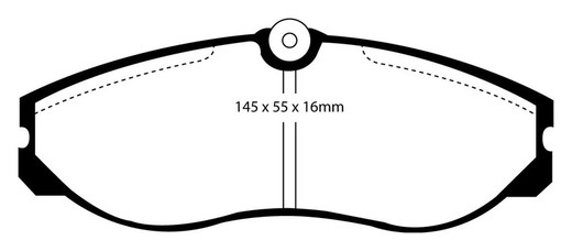 Plaquettes de frein Ebc DP947