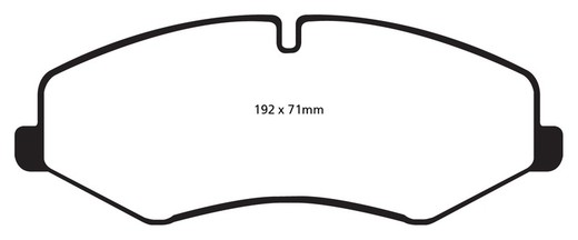 Plaquettes de frein Ebc DPX2060