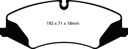 Plaquettes de frein Ebc DPX2123