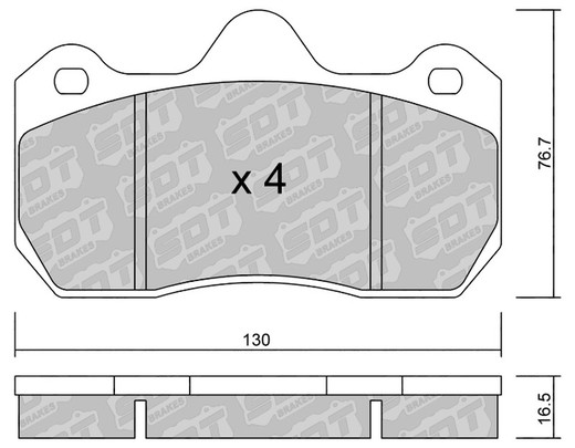 Plaquettes de frein SDT RR1080 2591300RR