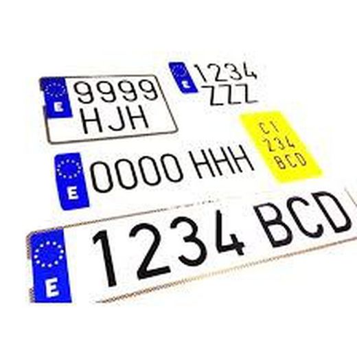 Plaques acryliques et VTC / TAXI