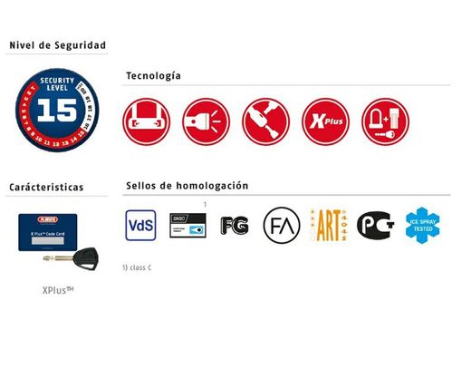 Anti-vol GRANIT CITY CHAIN X-PLUS 1060-110