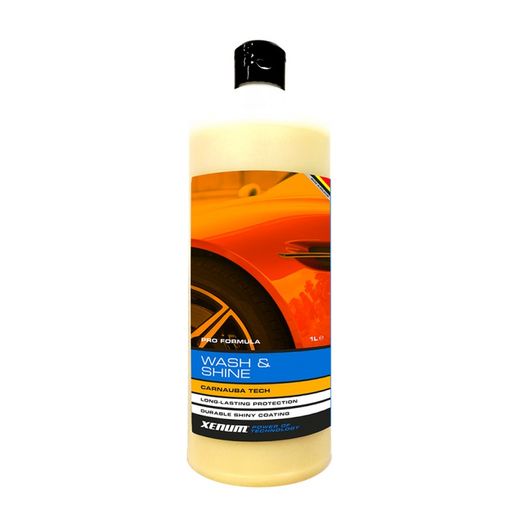 Champu para coche Xenum Wash & Shine con cera
