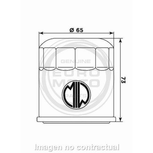FILTRO ACEITE MEIWA KAWASAKI ZX10R