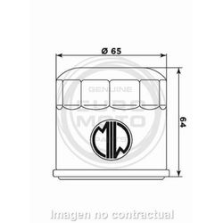 Filtro de óleo Meiwa Sh300