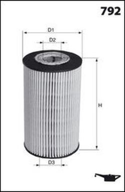 Filtro de aceite ELH4439