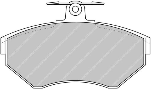 Pastilla Ferodo Ds1 Fcp1312Z