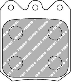 Pastilla Ferodo Ds1 Frp3104Z