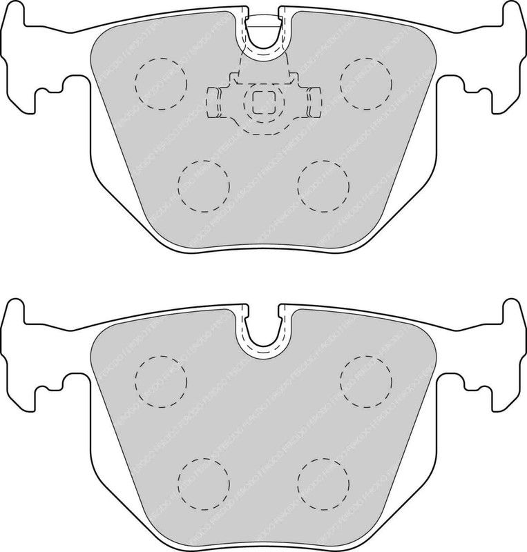 Pastilla Ferodo Ds1.11 Fcp1483W