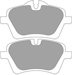 Pastilla Ferodo Ds1.11 Fcp4080W