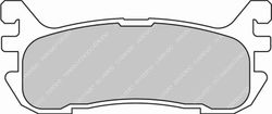 Pastilla Ferodo Ds2500 Fcp1012H