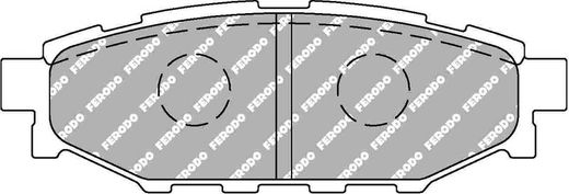 Pastilla Ferodo Ds2500 Fcp1947H
