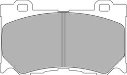 Pastilla Ferodo Ds2500 Fcp4172H