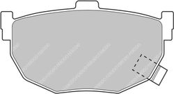 Pastilla Ferodo Ds2500 Fcp638H