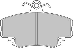 Pastilla Ferodo Ds2500 Fcp845H