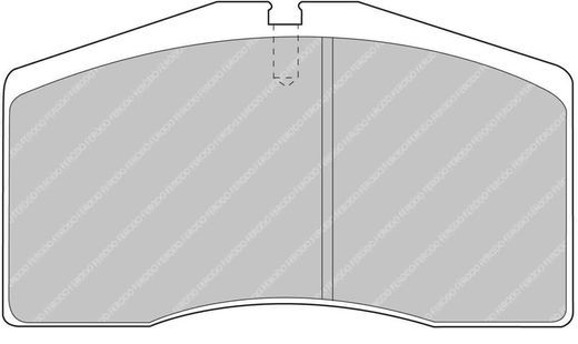 Pastilla Ferodo Ds2500 Fcp891H