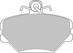 Pastilla Ferodo Ds3000 Fcp524R