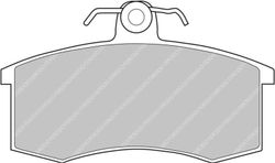 Pastilla Ferodo Ds3000 Fcp527R