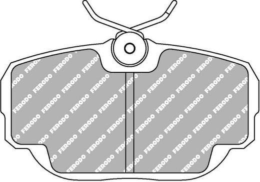 Pastilla Ferodo Ds3000 Fcp660R