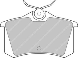 Pastilla Ferodo Ds3000 Fcp726R