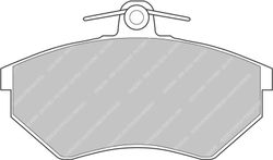 Pastilla Ferodo Ds3000 Fcp774R